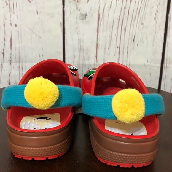 CROCS X SOUTH PARK CARTMAN classic clogs with 8 jibbitz charms size 10 Mens Nwt main image 13